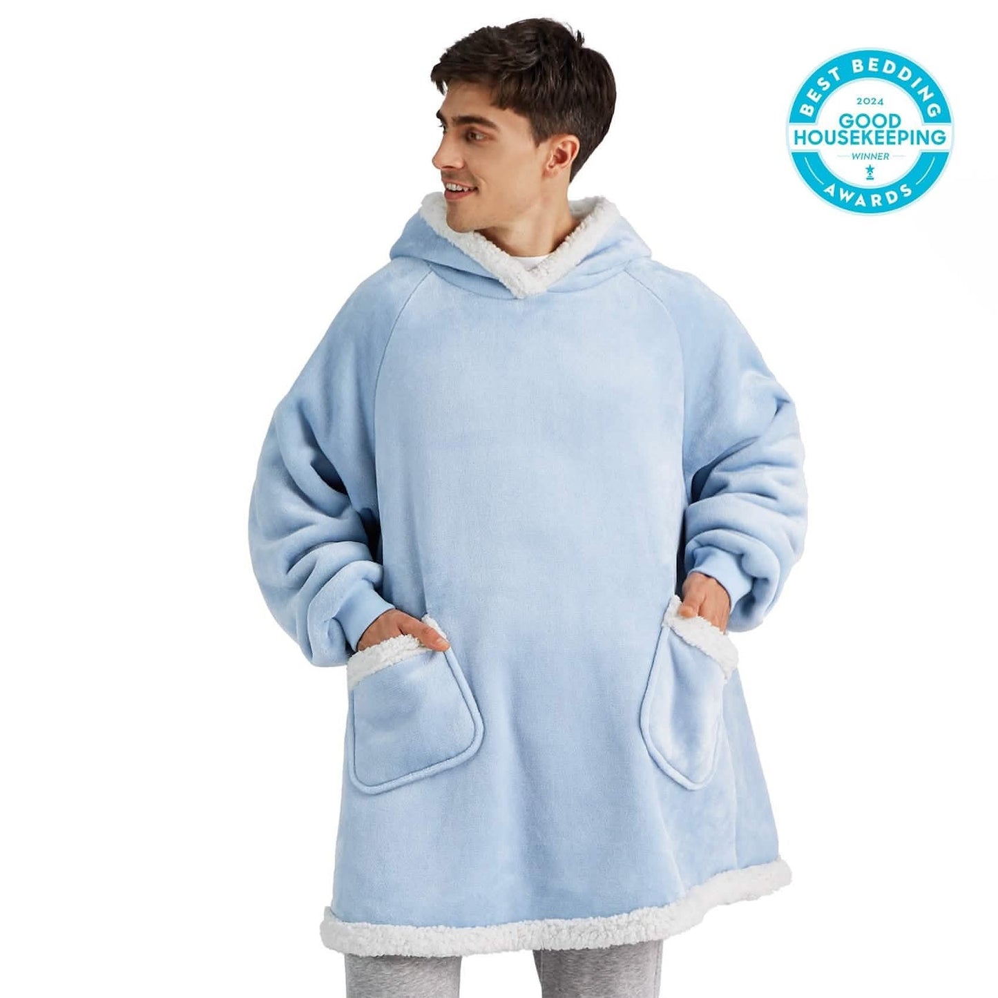 Sherpa Fleece Blanket Hoodie