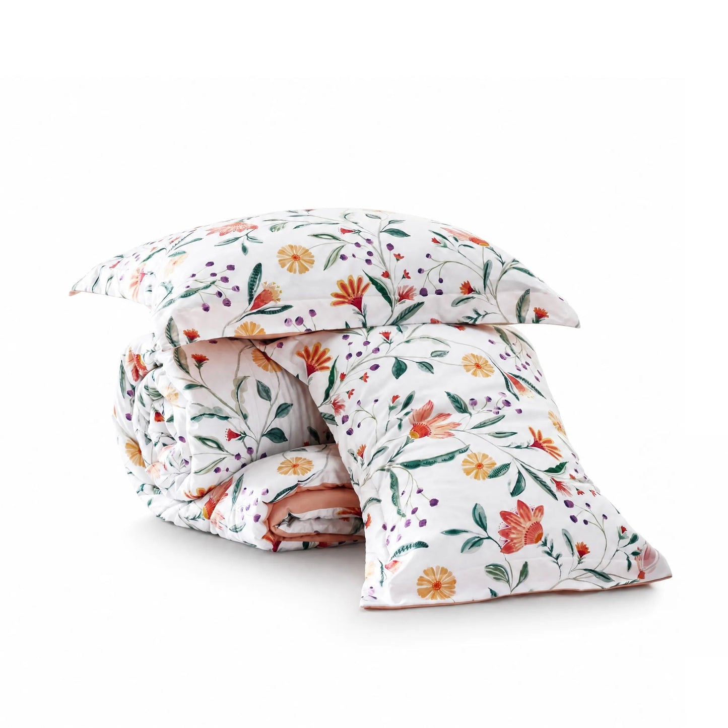 Reversible Pale Duvet Cover Set