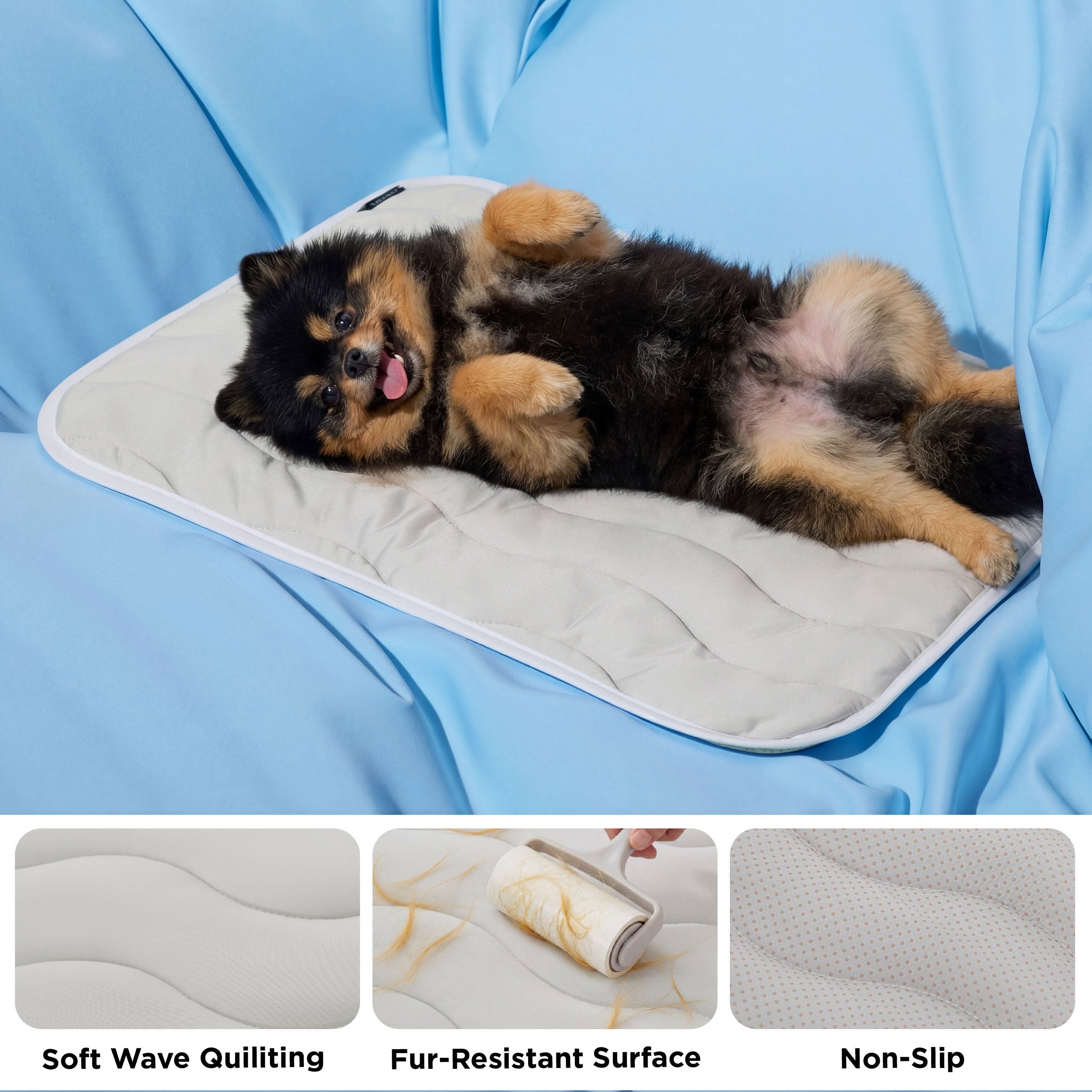 Wave Cooling Dog Mat