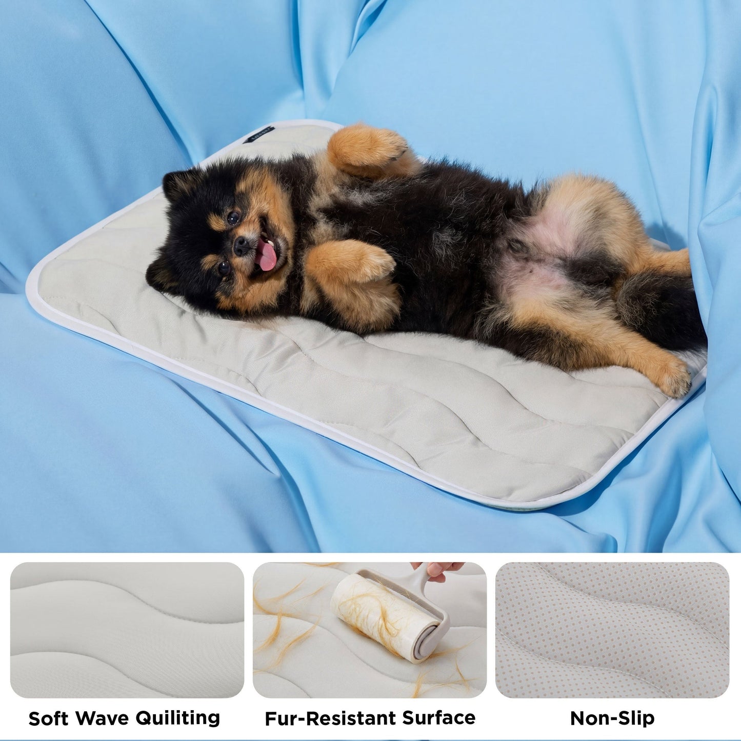 Wave Cooling Dog Mat