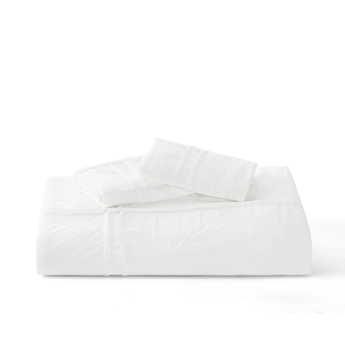 Striped Tufted Embroidery Duvet Cover Set