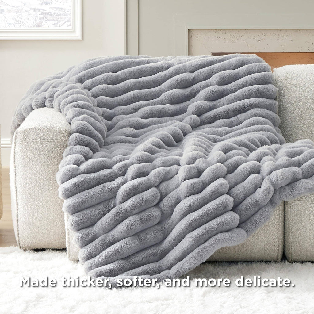 Plush Stripe Blanket
