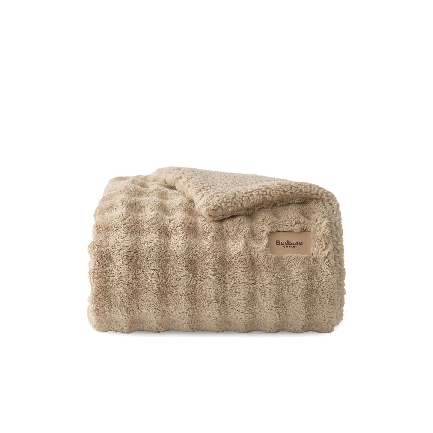 Bubble Sherpa Fleece Blanket