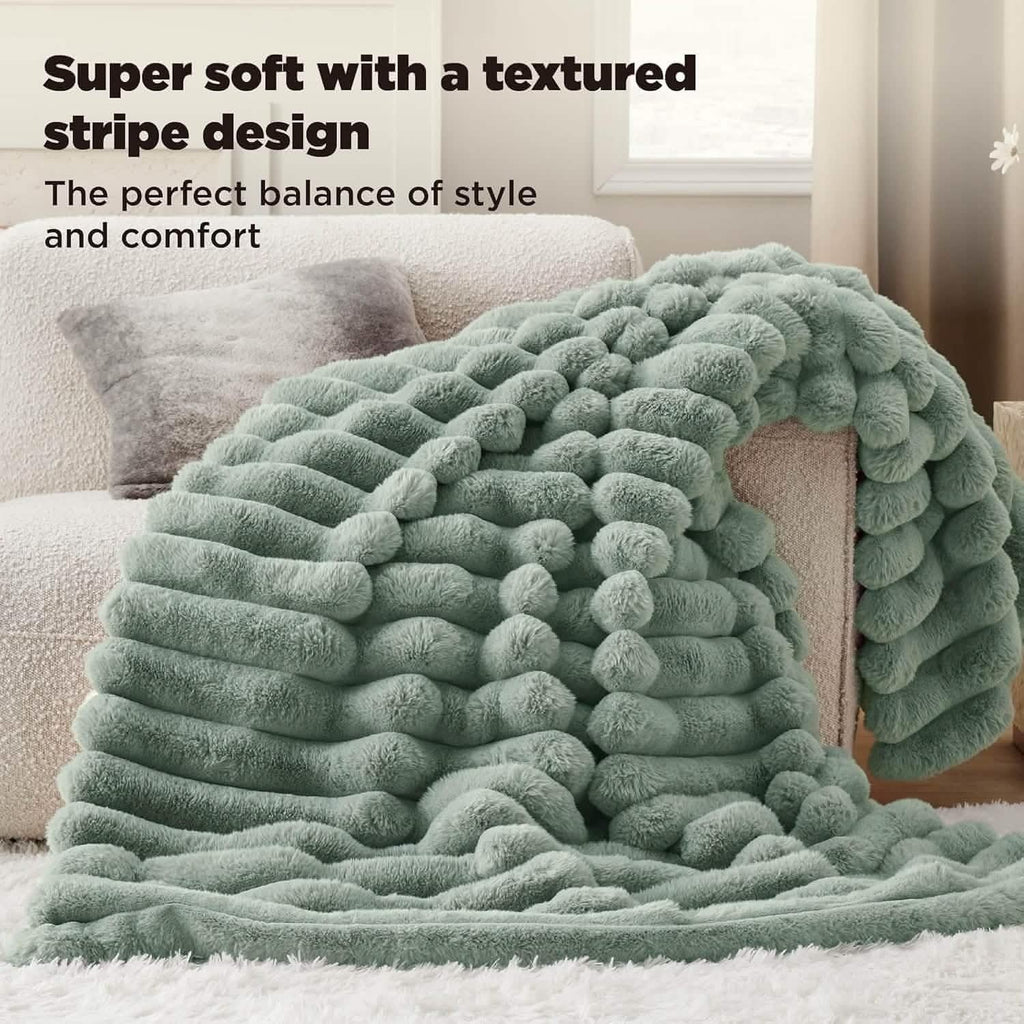 Plush Stripe Blanket