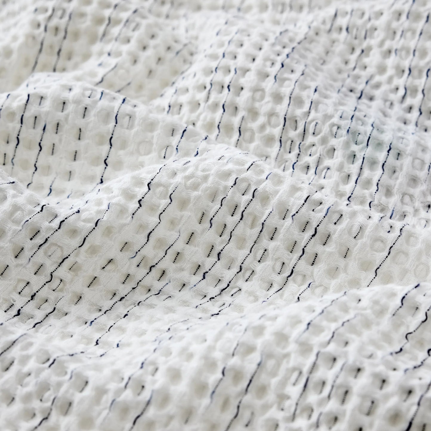 PureWovenTM Cotton Waffle Space-Dyed Duvet Cover Set