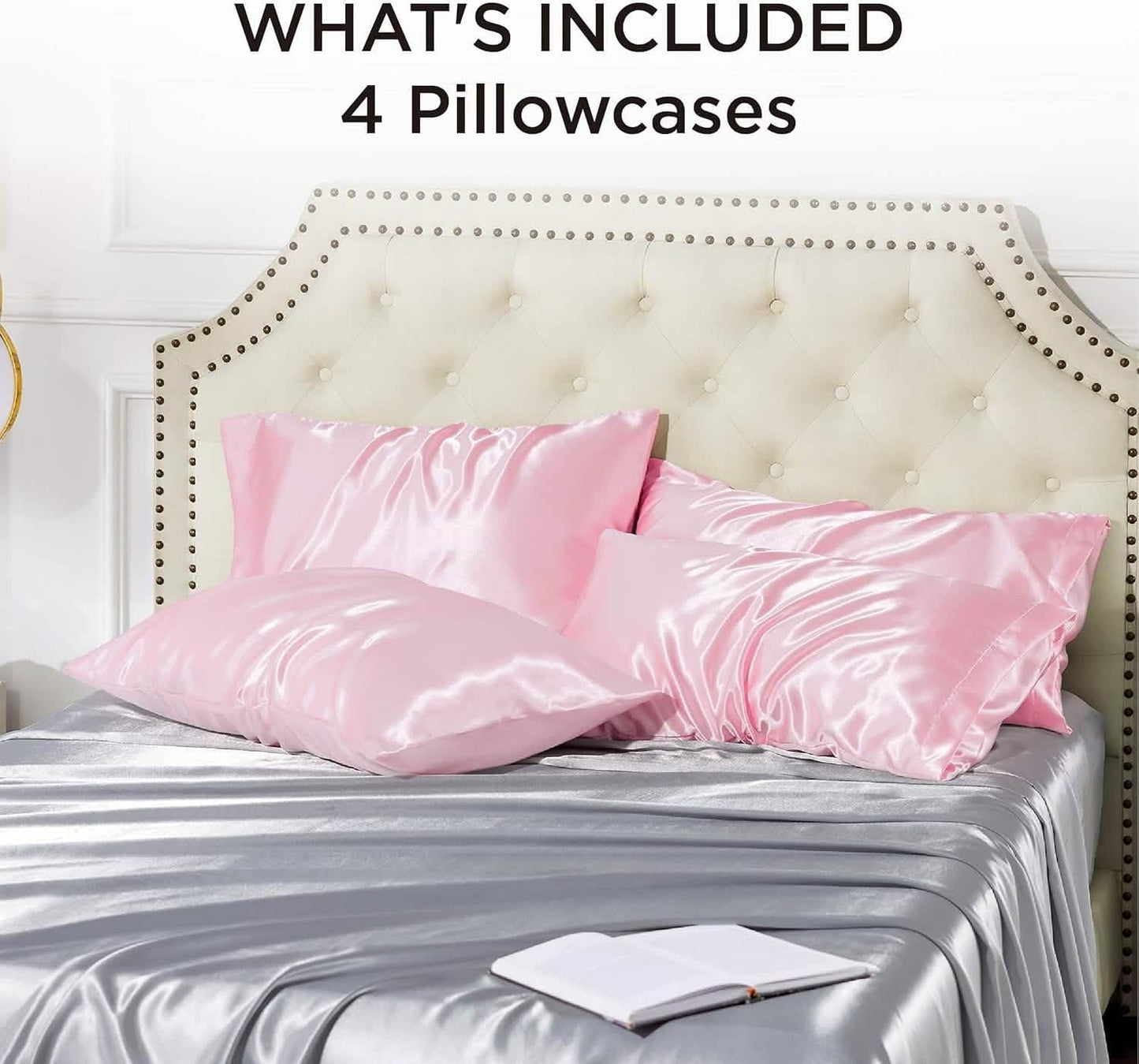 Satin Pillowcases 4 Packs