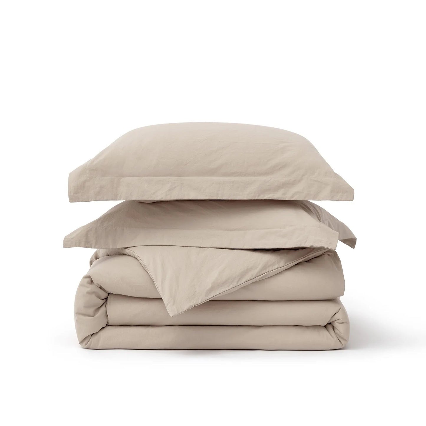 PureWovenTM Washed Cotton Duvet Cover Set