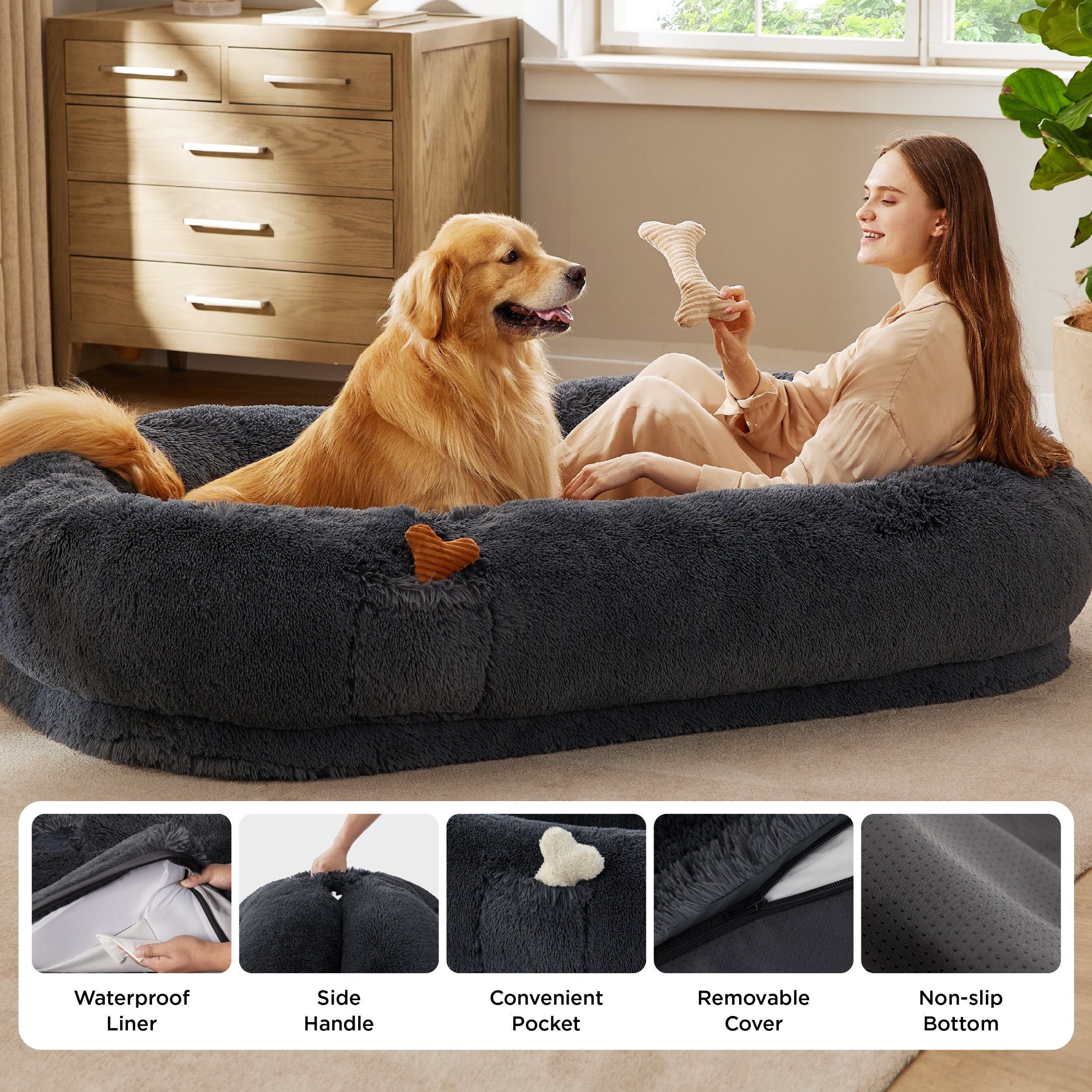 Human Dog Bed