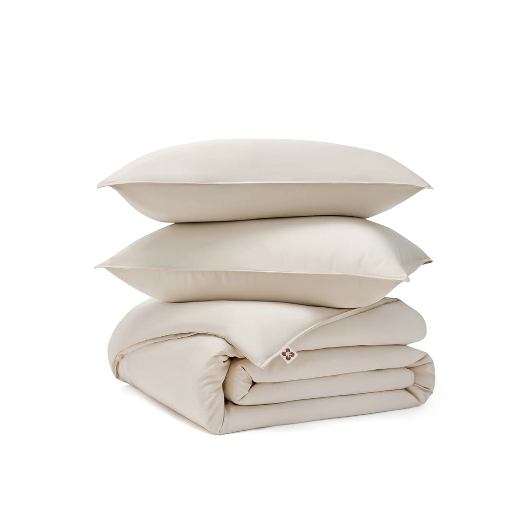 PureWovenTM Organically Grown Bamboo Viscose Duvet Cover Set