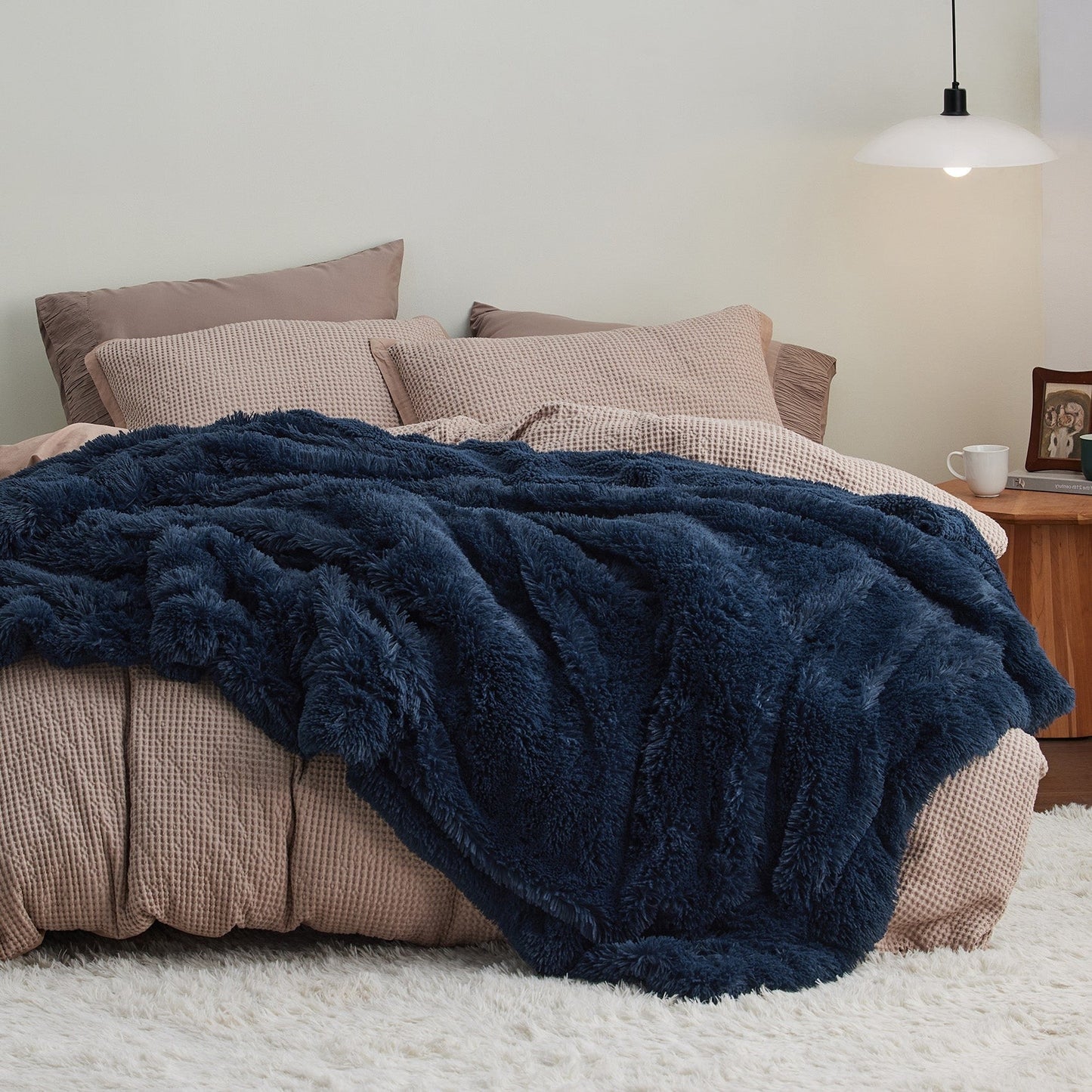 Fuzzy Faux Fur Blanket