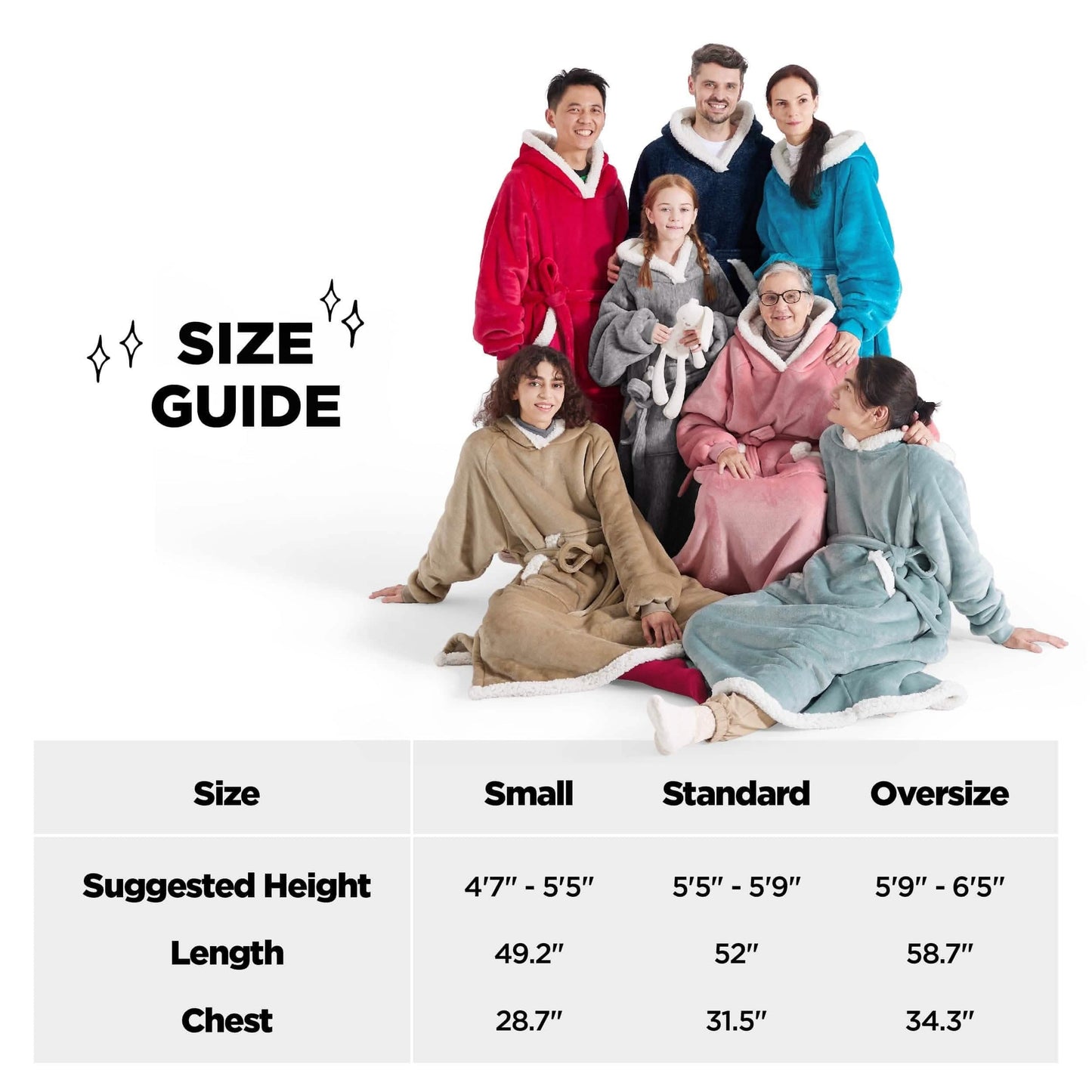 Sherpa Fleece Blanket Hoodie