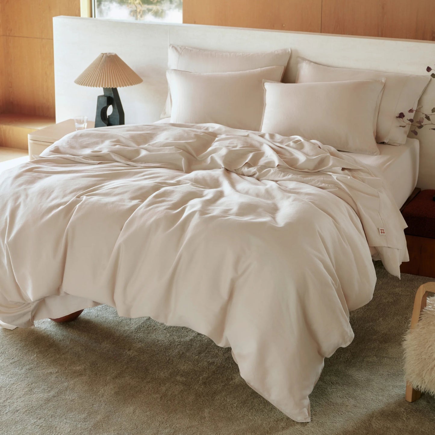 PureWovenTM Organic Cotton Duvet Cover Set