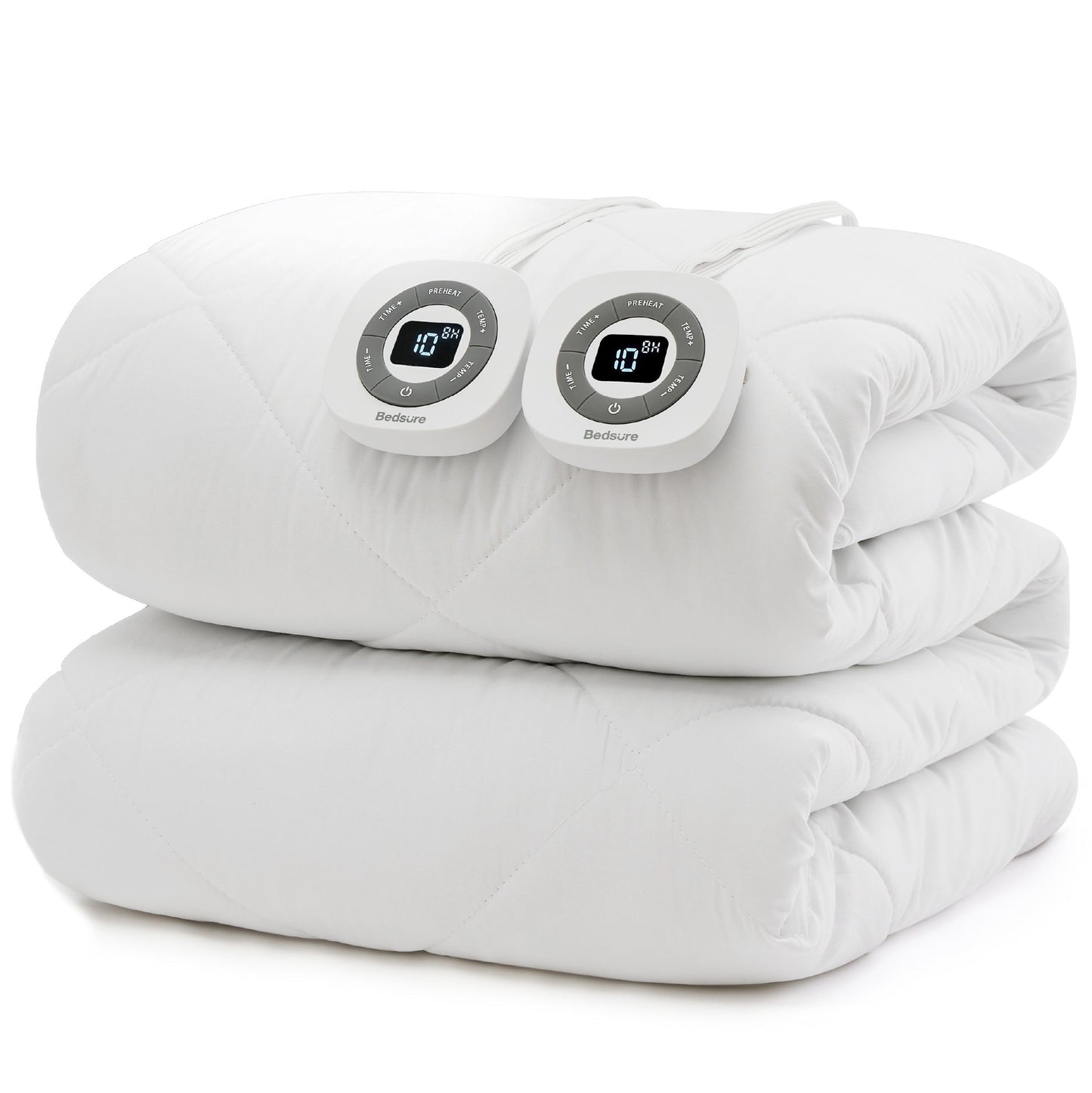 Coral Fleece Heated Mattress Pad