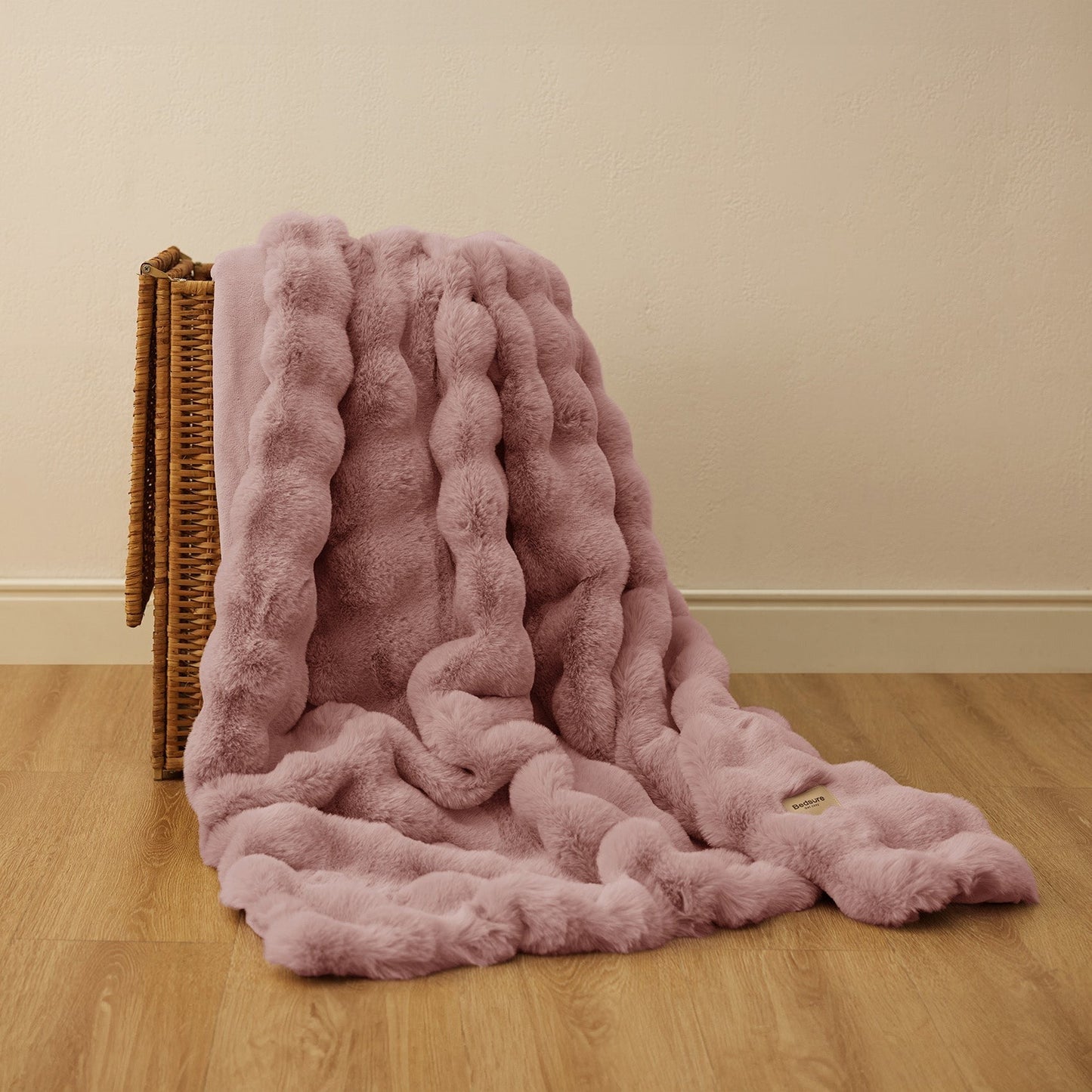 Bubble Faux Fur Blanket