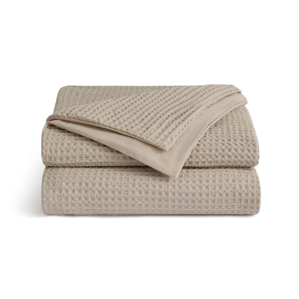 PureWovenTM Cotton Waffle Weave Duvet Cover