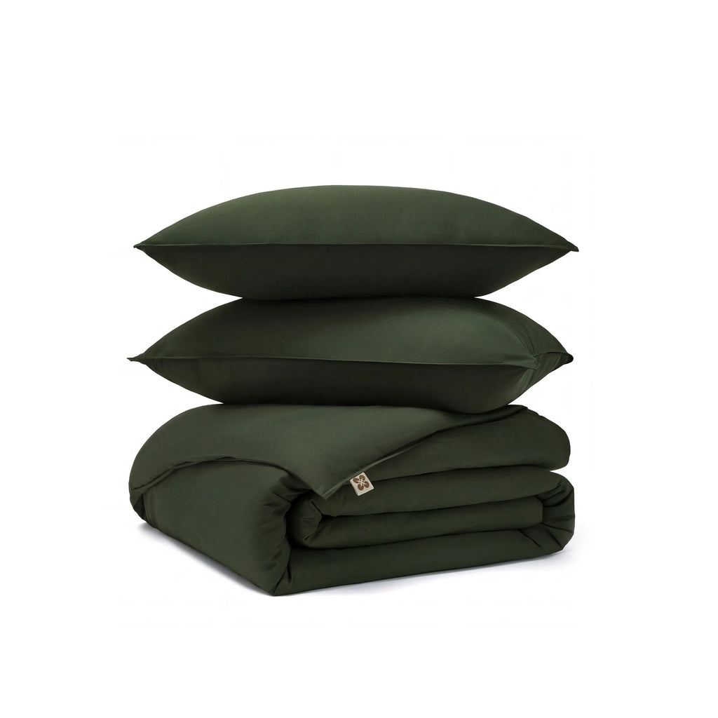PureWovenTM Organically Grown Bamboo Viscose Duvet Cover Set