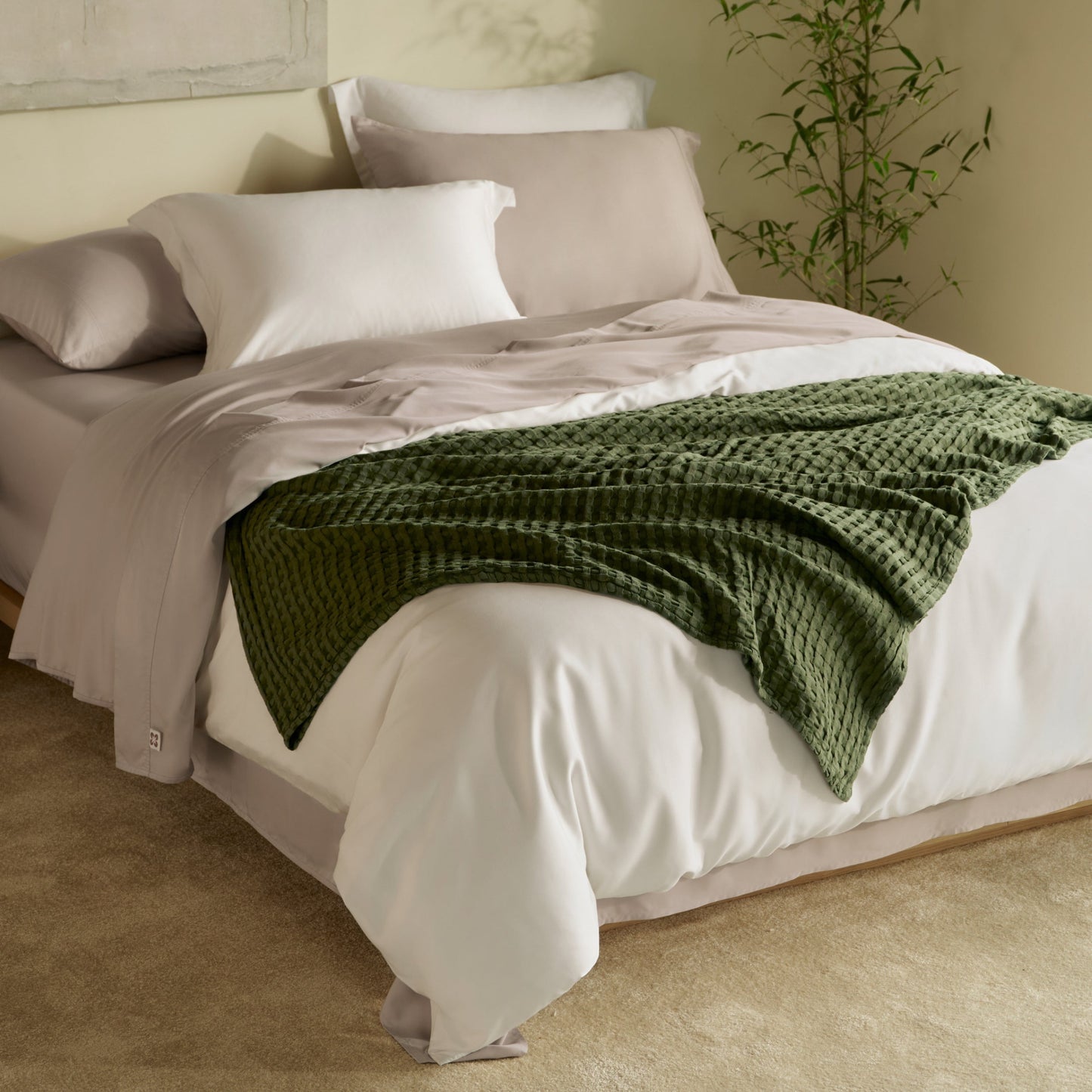 PureWovenTM Organically Grown Bamboo Viscose Sheet Set