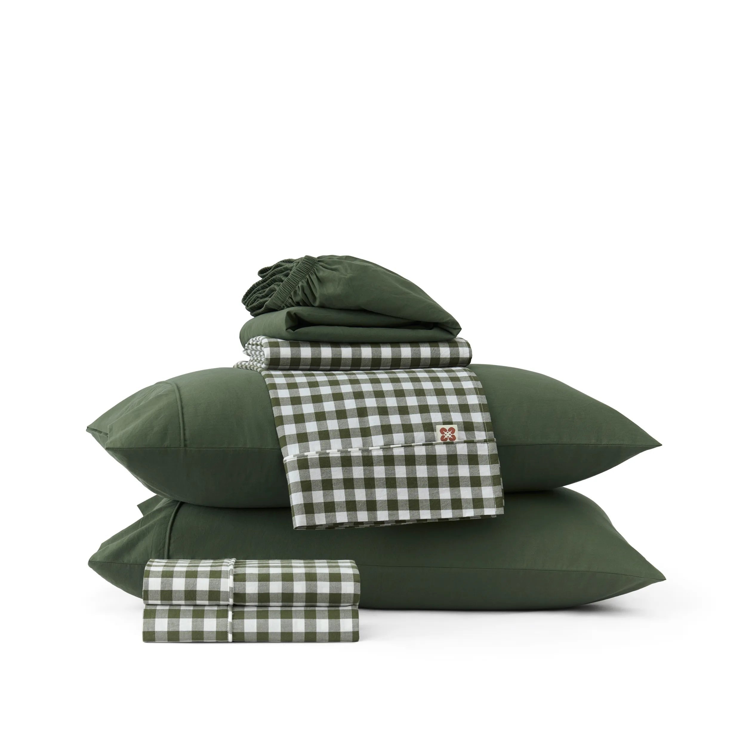 PureWovenTM 6-Piece Washed Cotton Sheet Set
