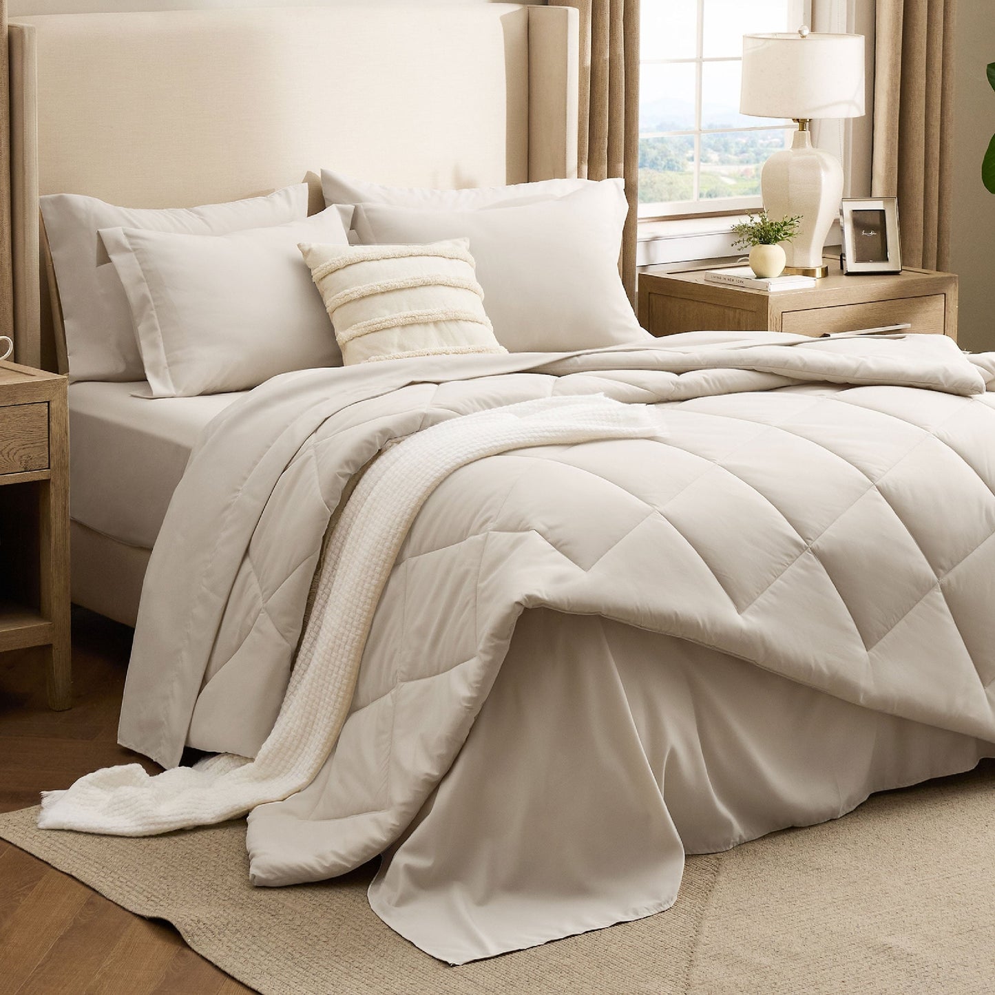 Diamond Quilted Bed-in-a-bag