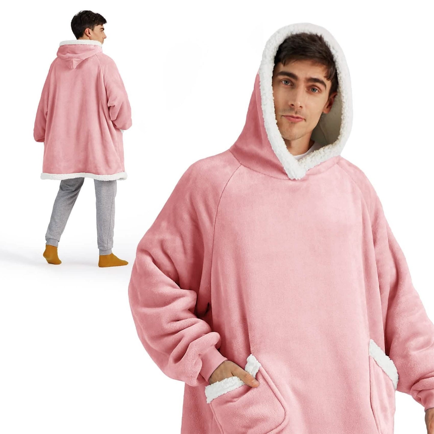 Sherpa Fleece Blanket Hoodie