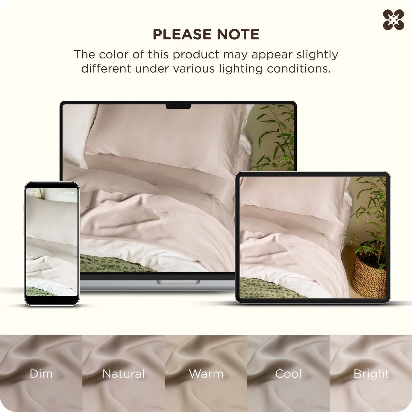 PureWovenTM Organically Grown Bamboo Viscose Sheet Set