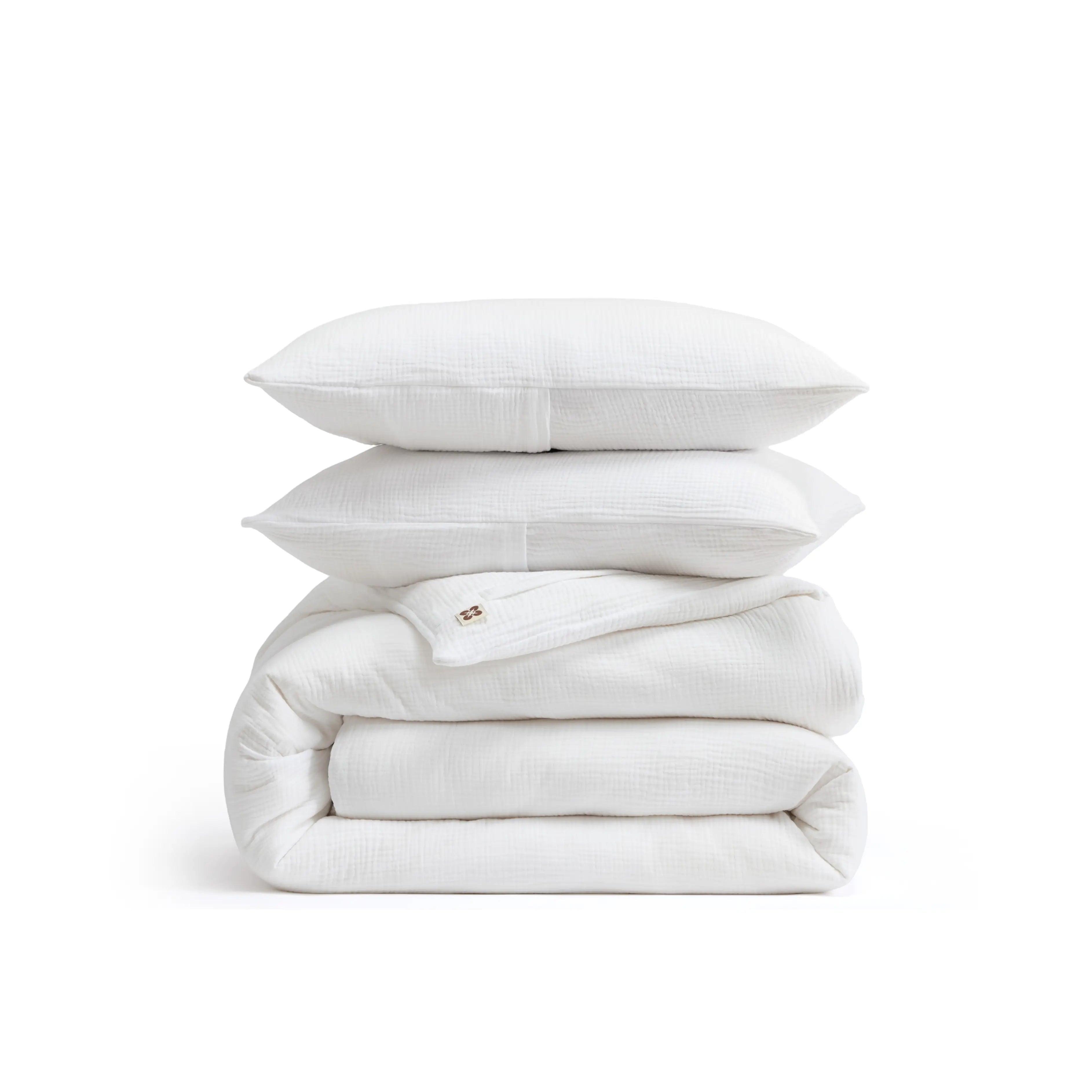 PureWovenTM Triple-Layer Cotton Gauze Duvet Cover Set