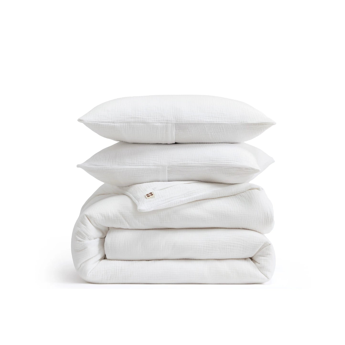 PureWovenTM Triple-Layer Cotton Gauze Duvet Cover Set