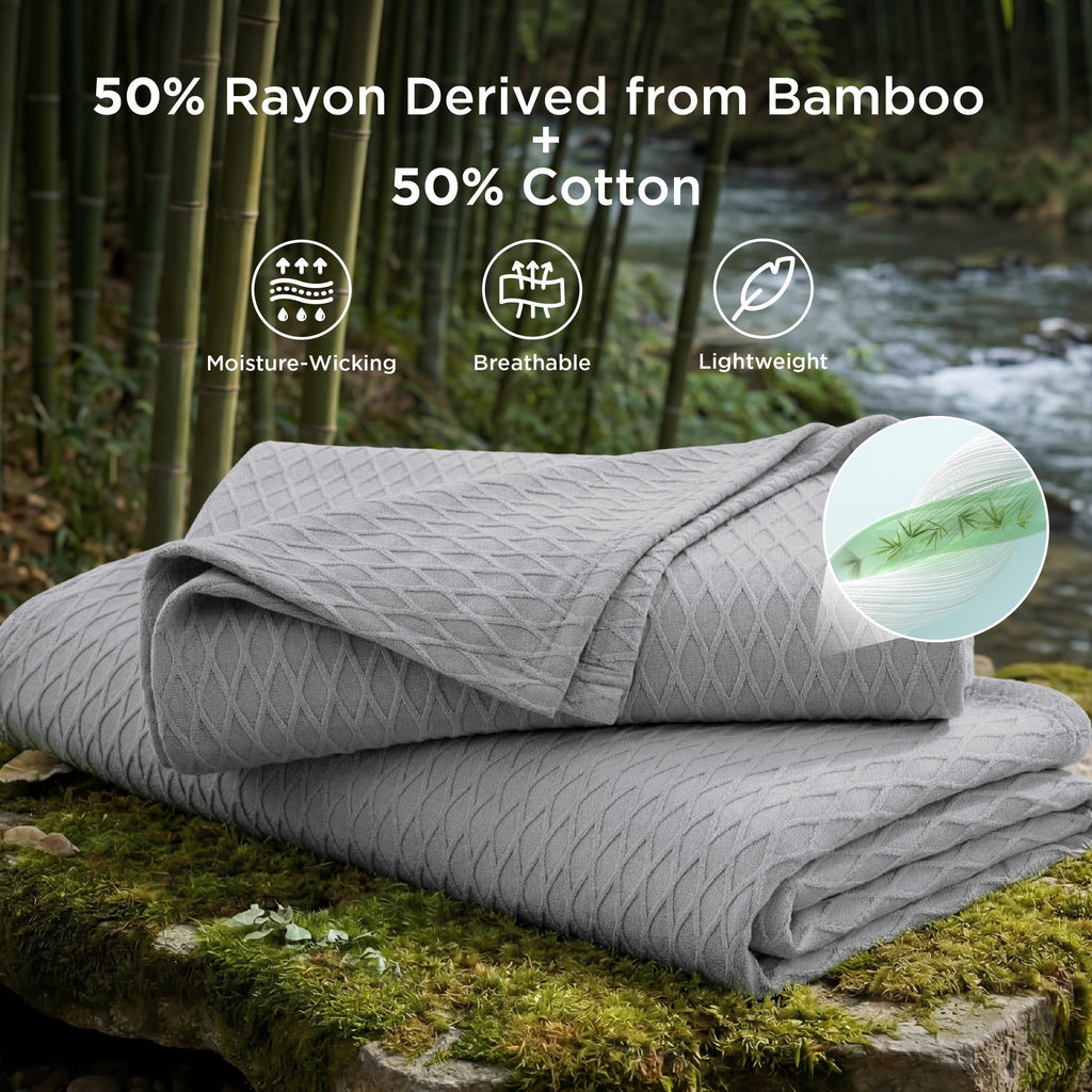 Diamond Texture Cooling Blanket