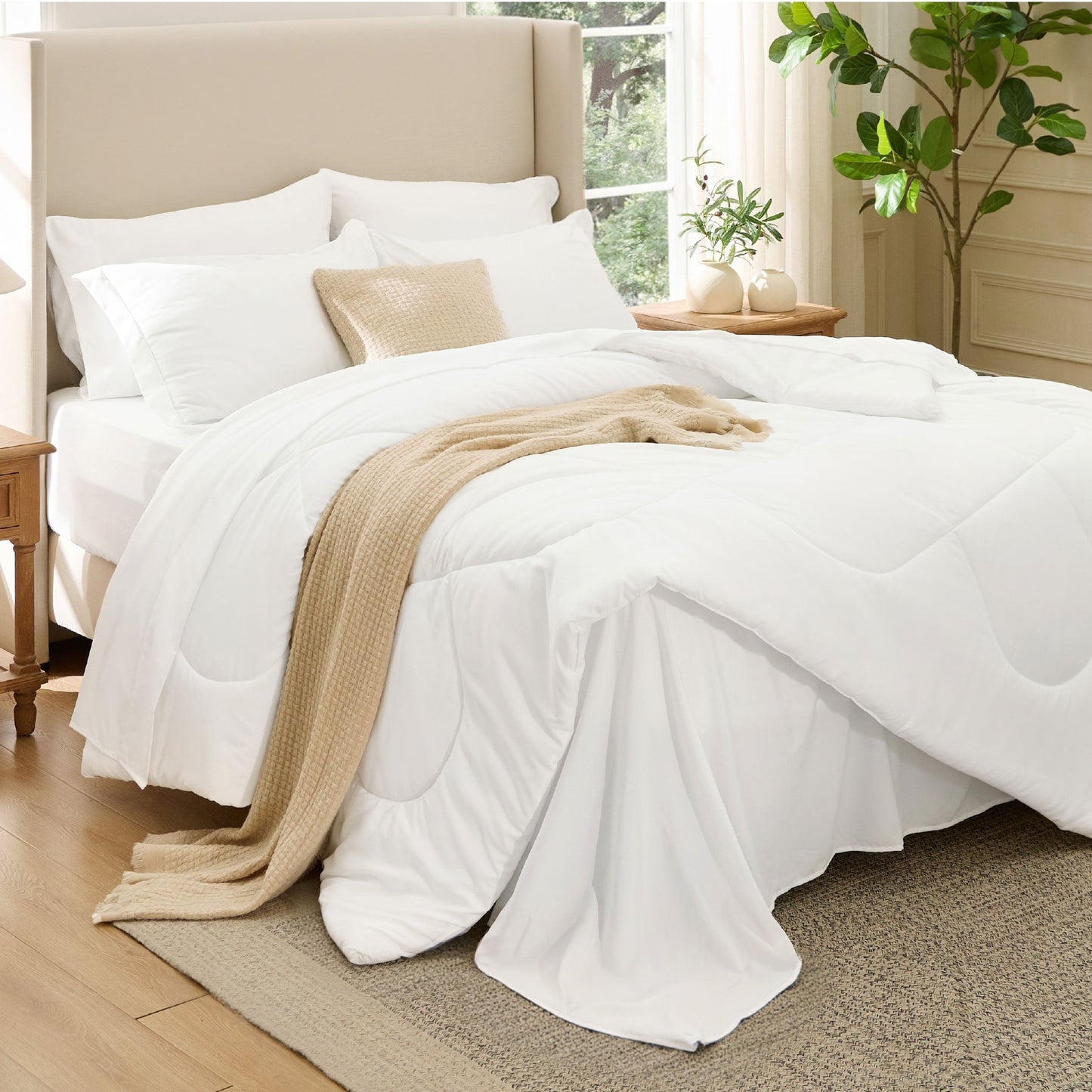 Diamond Quilted Bed-in-a-bag