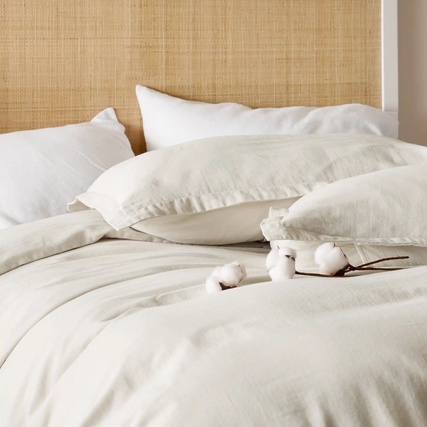 PureWovenTM 100% Muslin Duvet Cover Set
