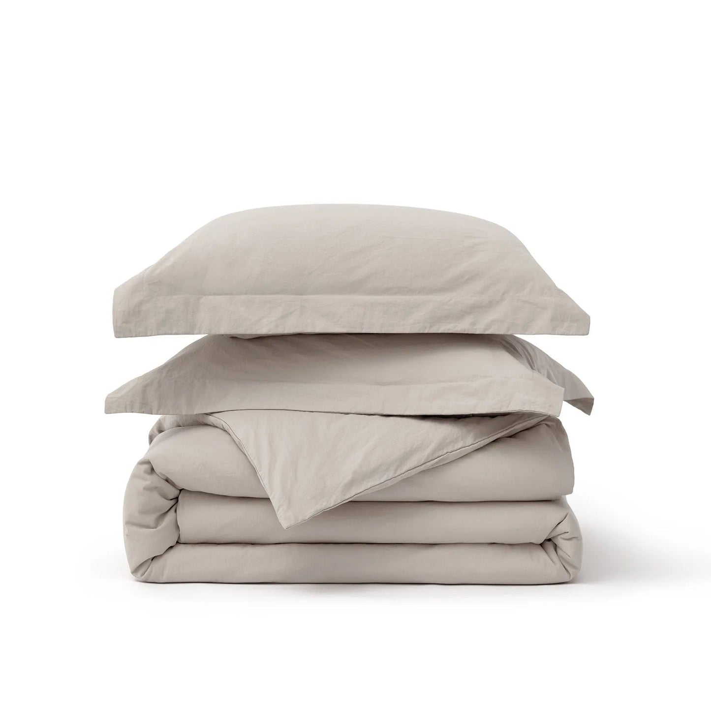 PureWovenTM Washed Cotton Duvet Cover Set