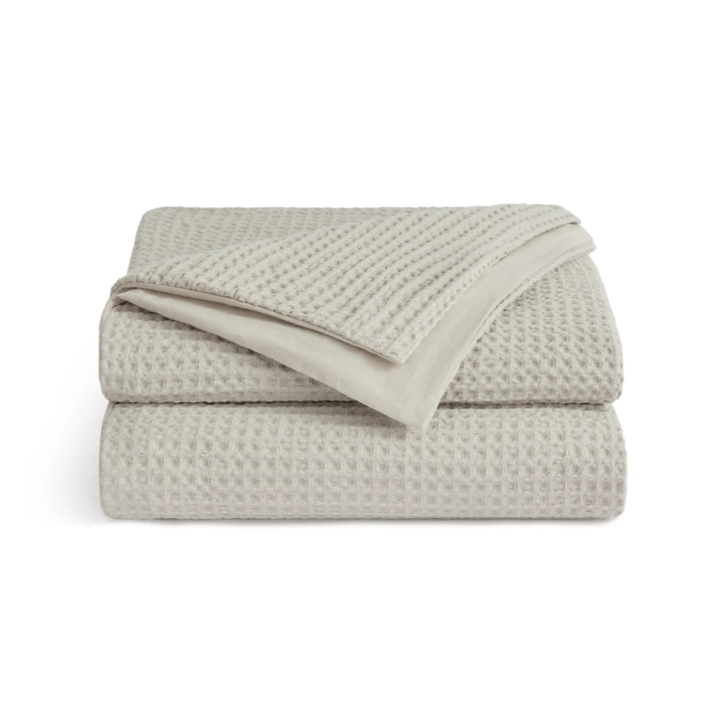 PureWovenTM Cotton Waffle Weave Duvet Cover