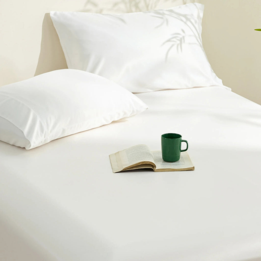 PureWovenTM Organically Grown Bamboo Viscose Fitted Sheet Set