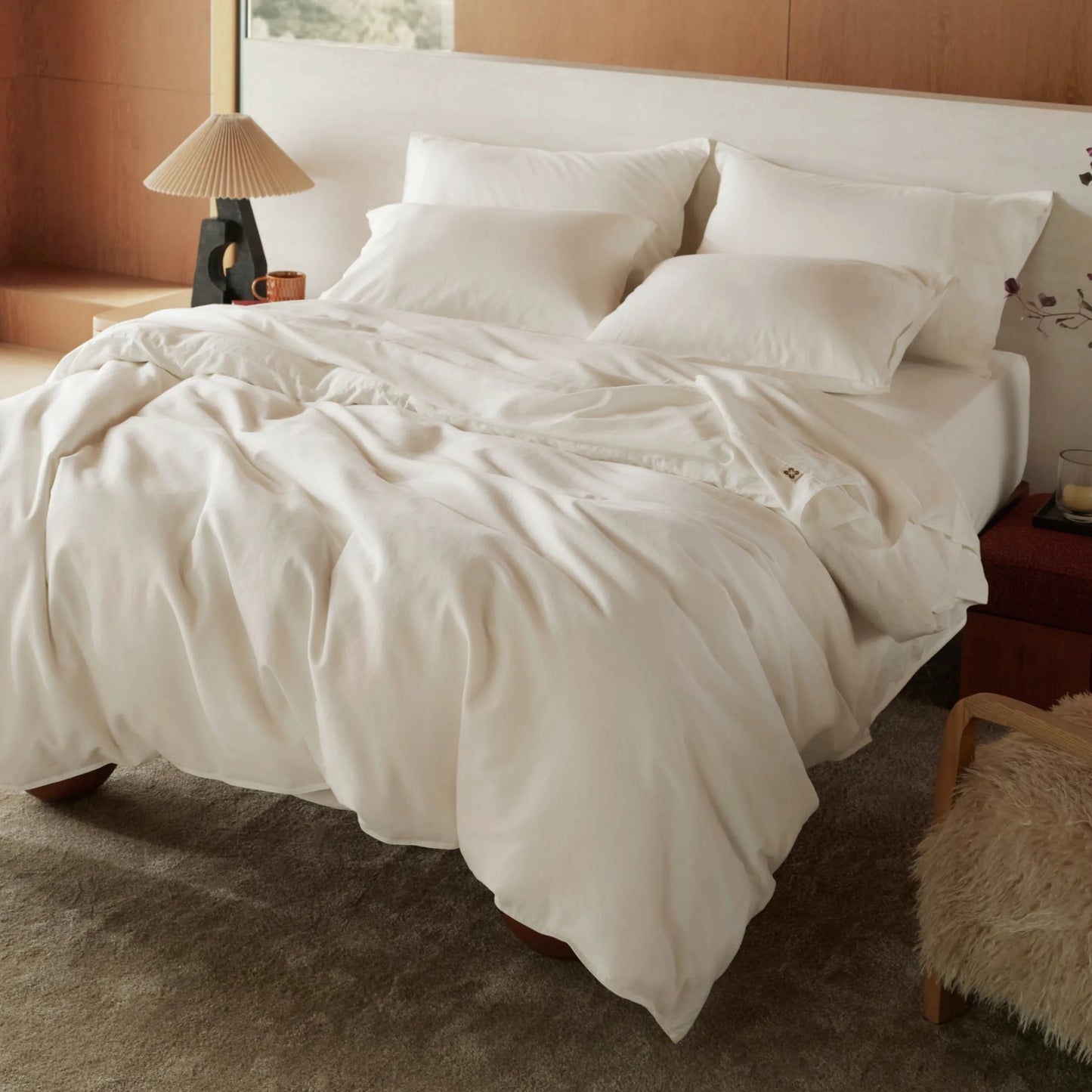 PureWovenTM Organic Cotton Duvet Cover Set