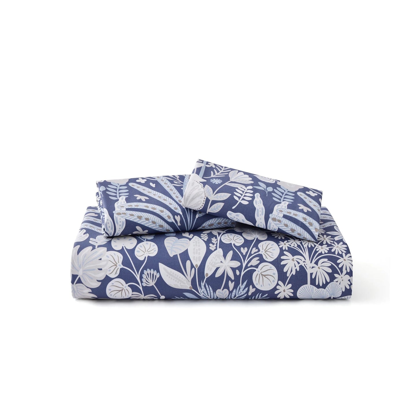 PureWovenTM 100% Cotton Patterned Duvet Cover Set