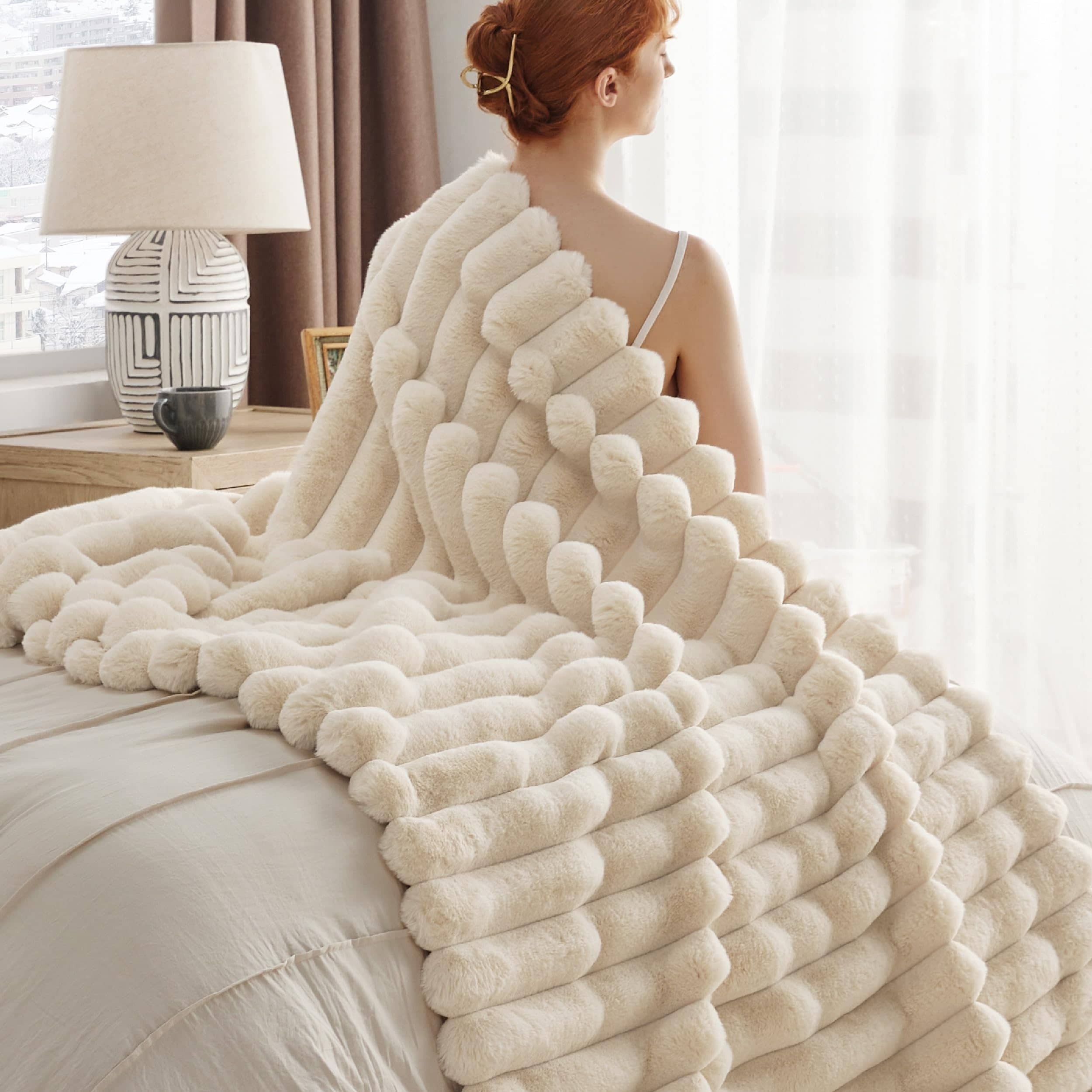 Plush Stripe Blanket