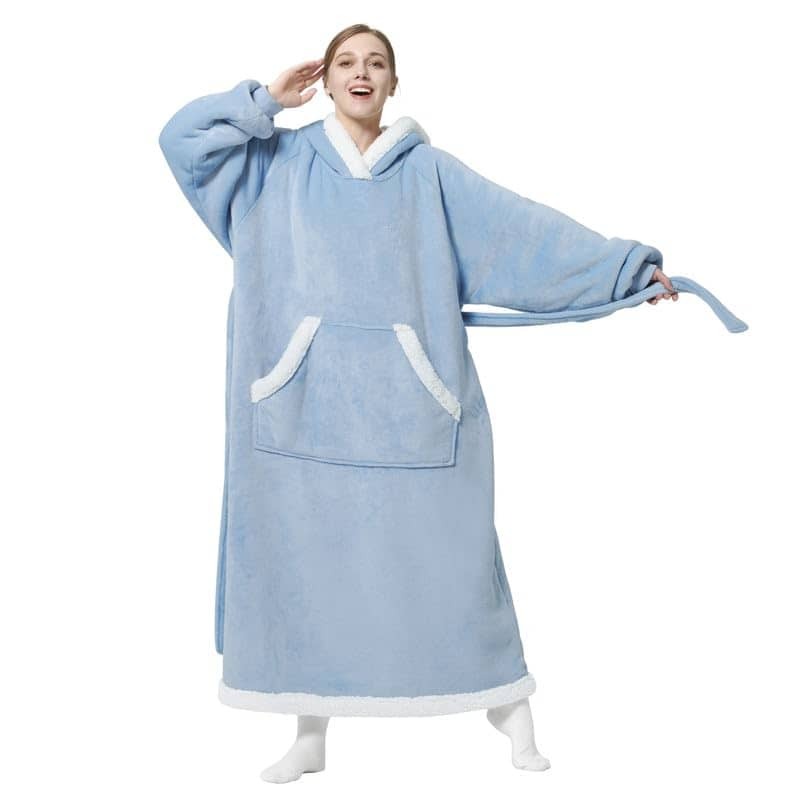 Sherpa Fleece Blanket Hoodie
