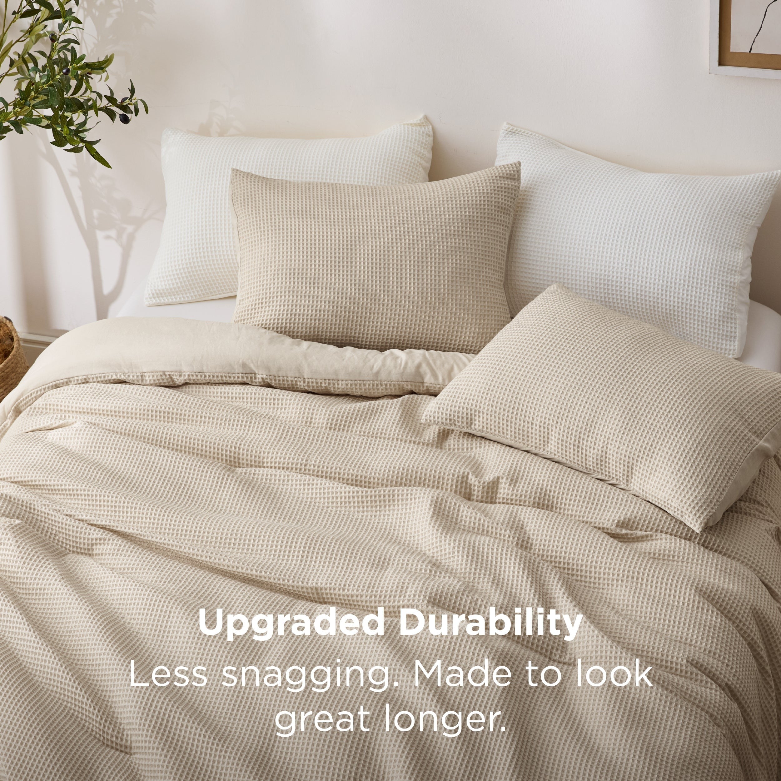 Classic Waffle Comforter Set