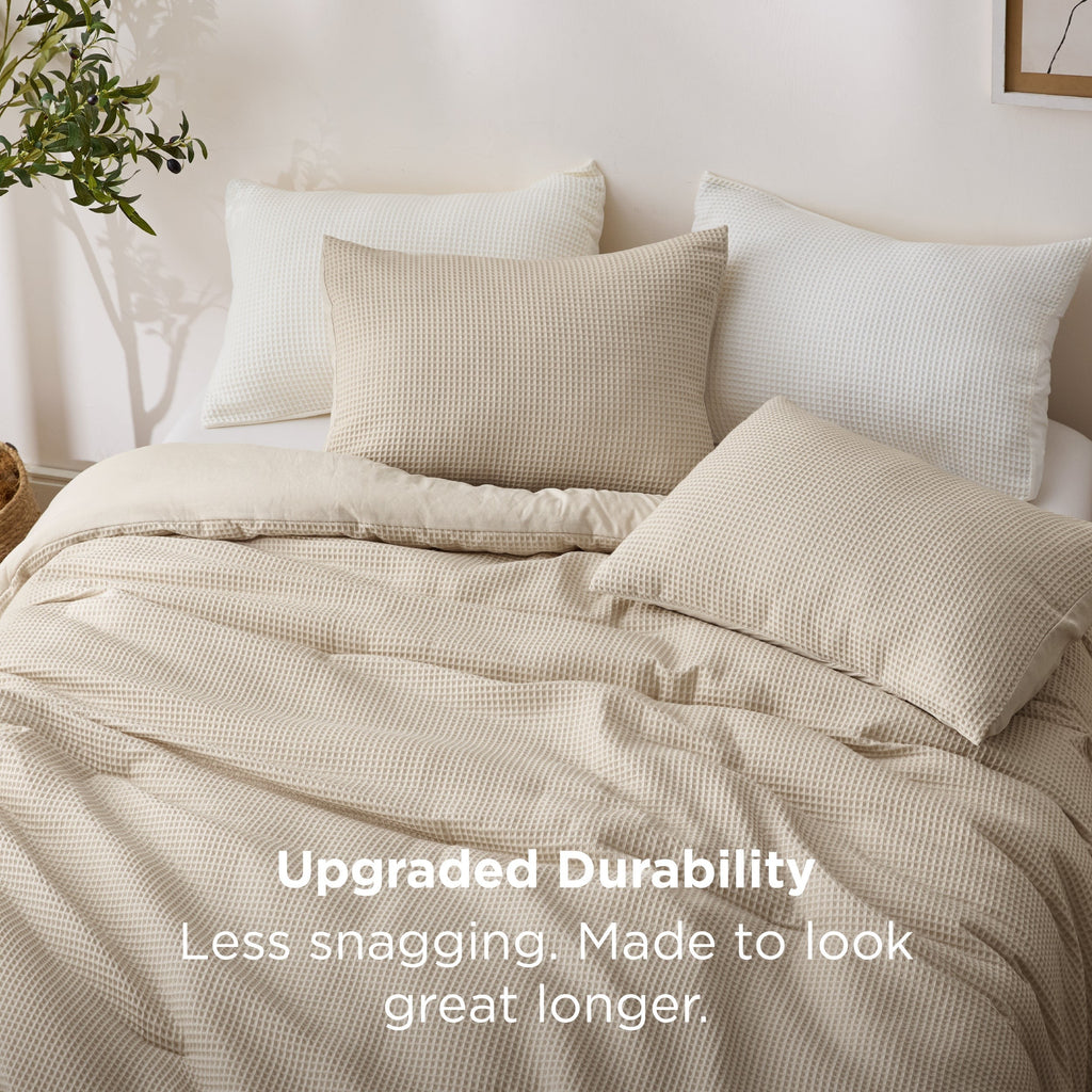 Classic Waffle Comforter Set