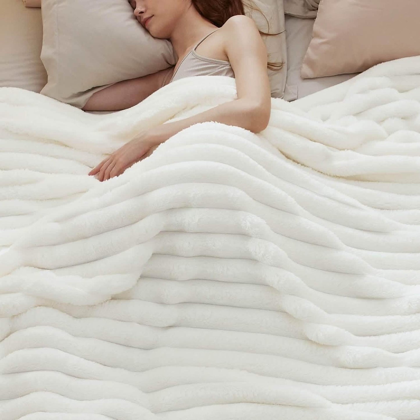 Luxplush Striped Blanket
