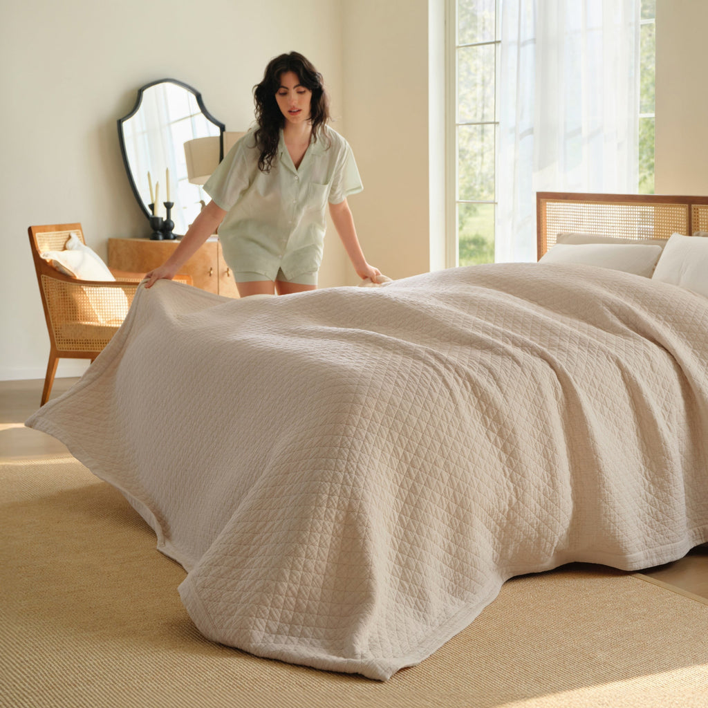 PureWovenTM 8-Layer Cotton Muslin Blanket