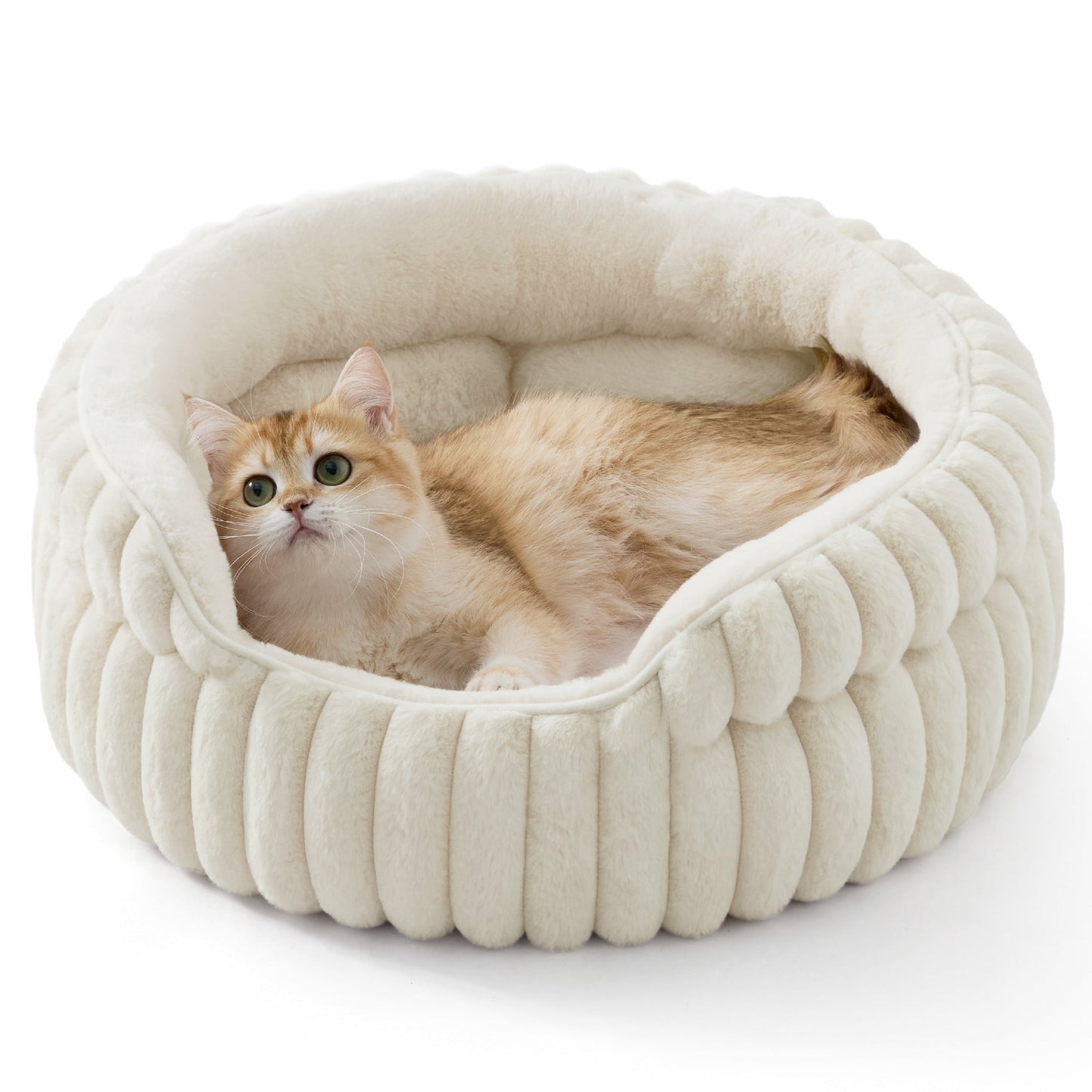 ComfyFleeceTM Dual-layer Cat Bed