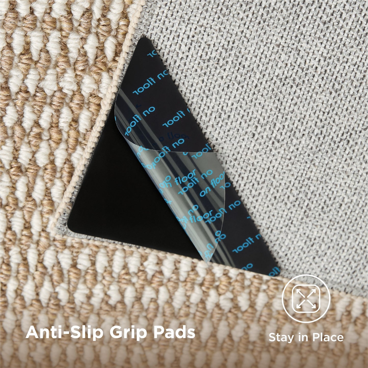 Faux Wool Area Rug