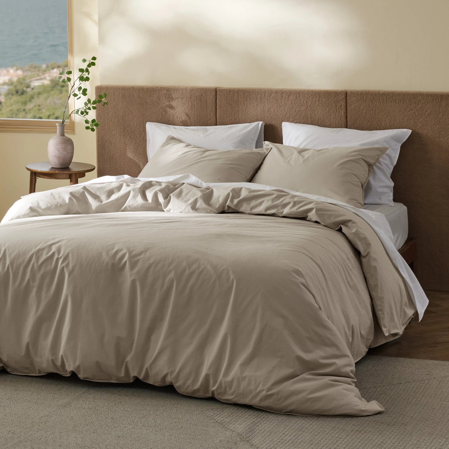 Slub Cotton Duvet Cover Set