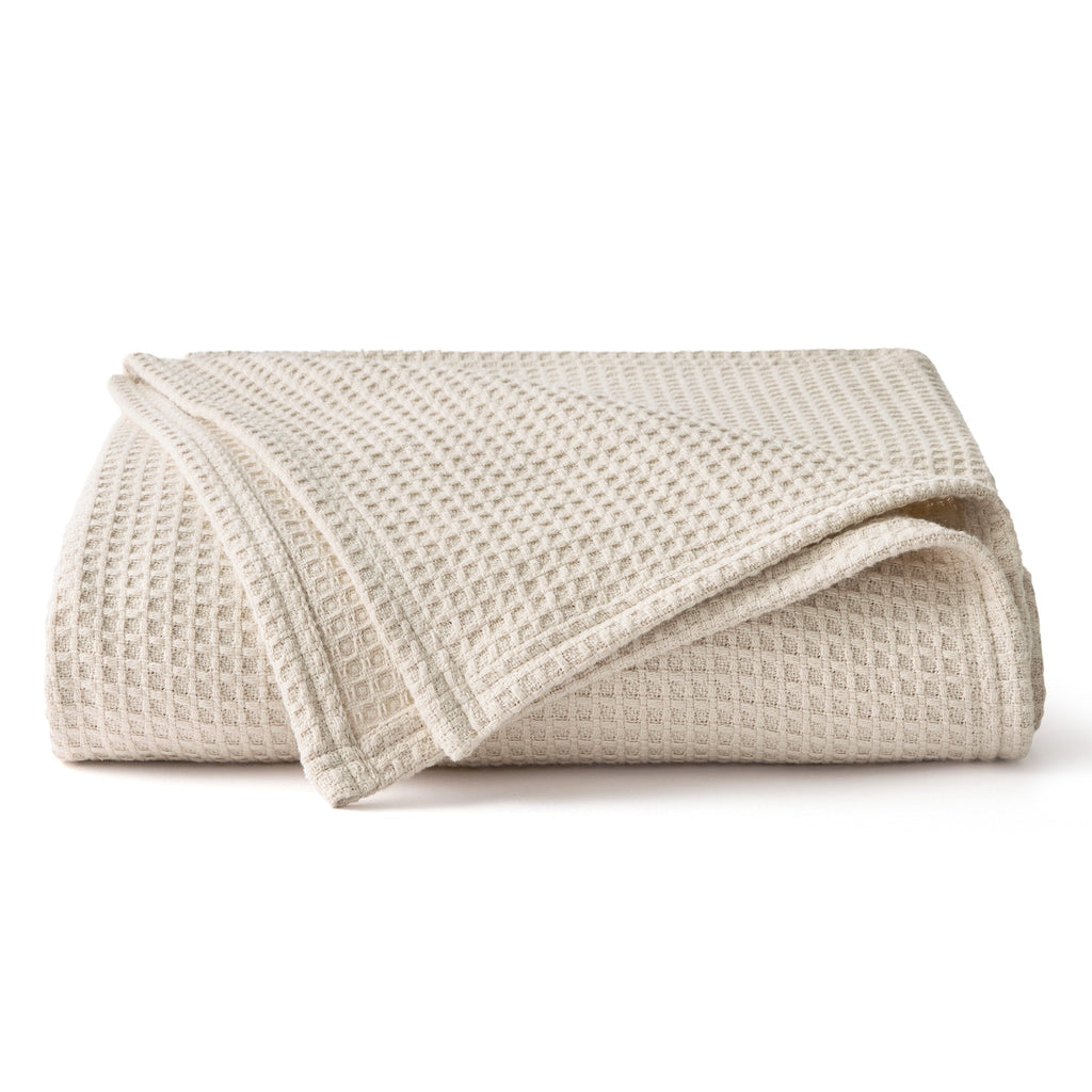 Pure Cotton Basket Weave Blanket