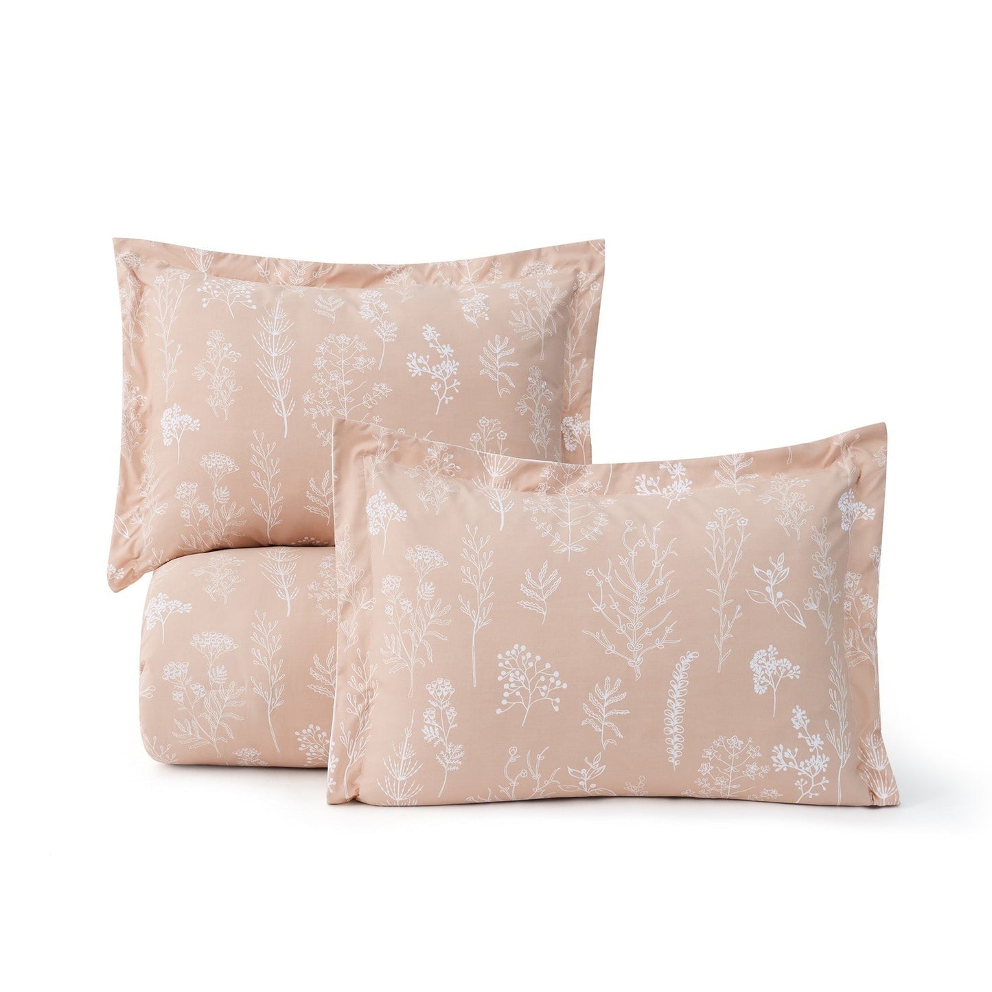 Reversible Floral Print Duvet Cover Set