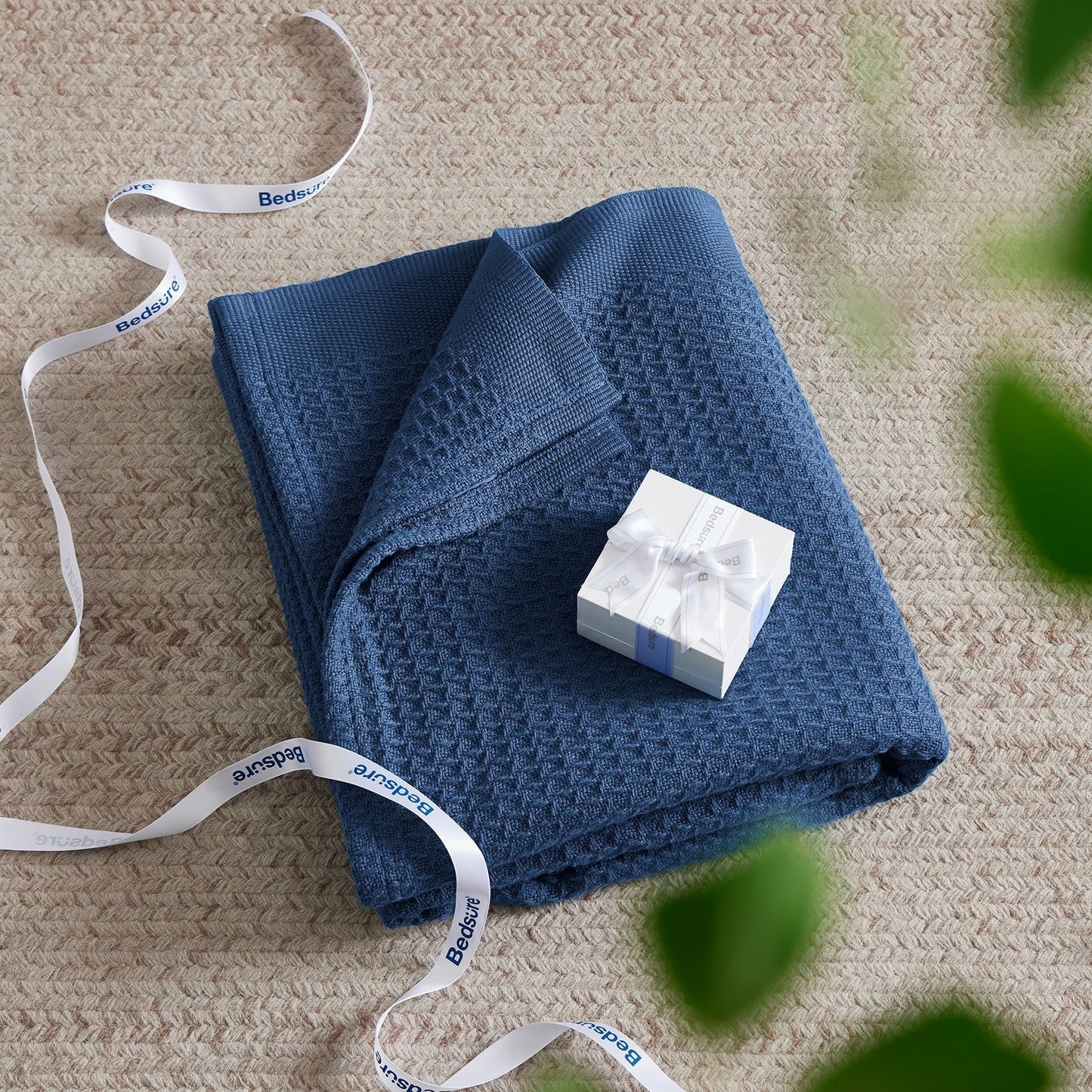 Cotton Waffle Weave Blanket