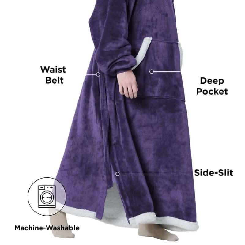 Sherpa Fleece Blanket Hoodie