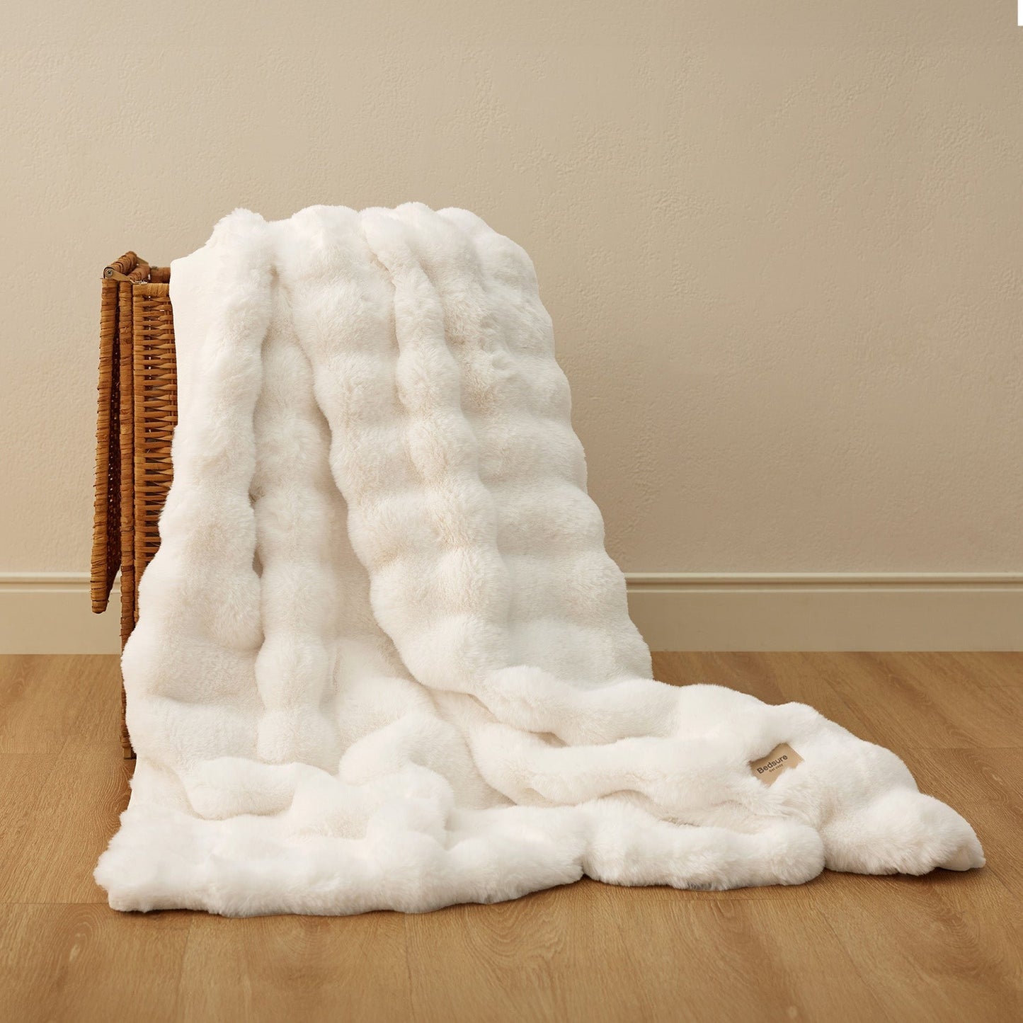 Bubble Faux Fur Blanket