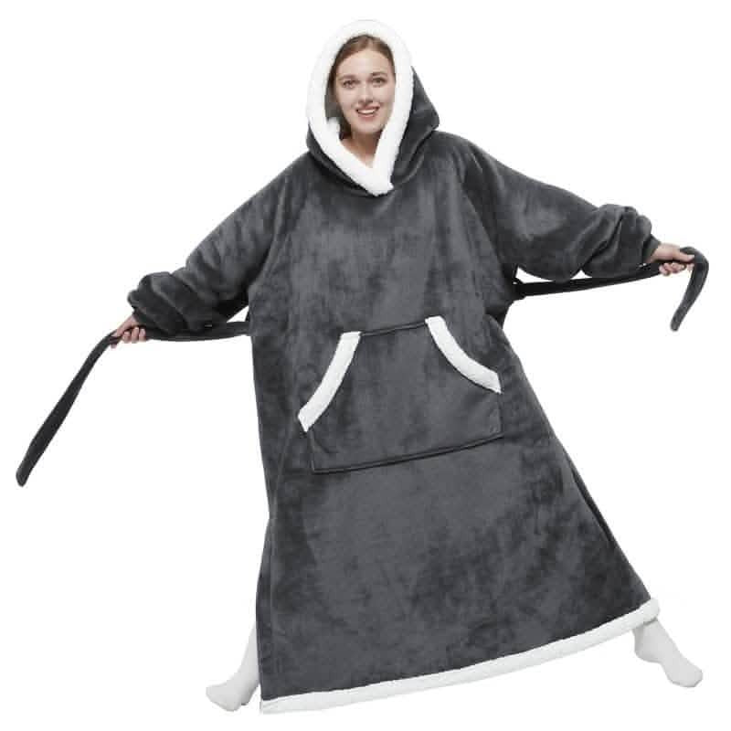 Sherpa Fleece Blanket Hoodie